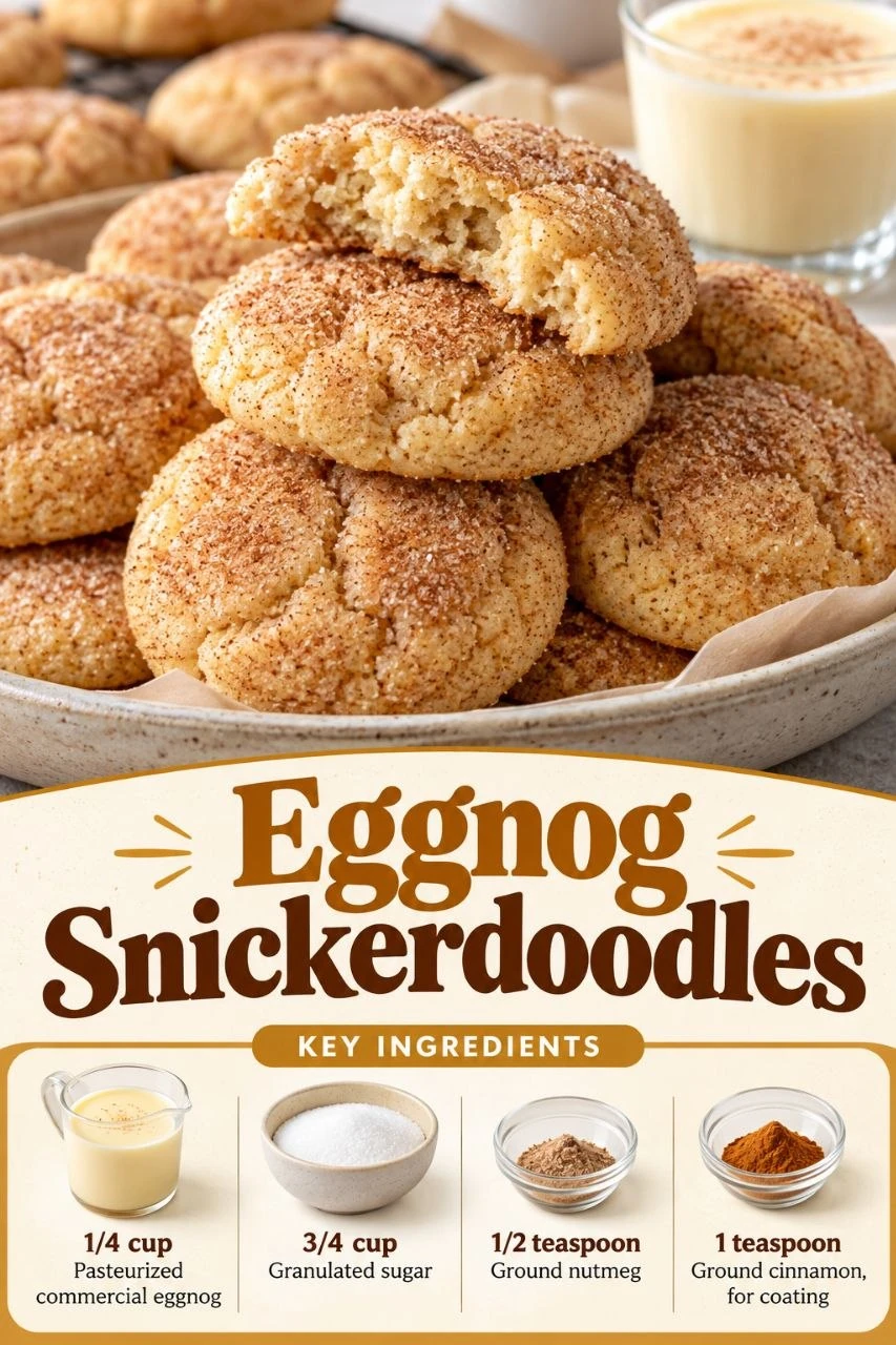 Portrait eggnog snickerdoodle cookie graphic