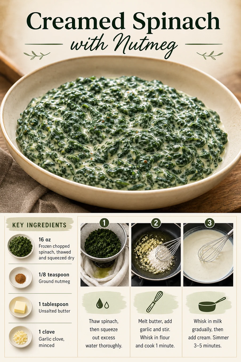 Portrait creamed-spinach side-dish graphic