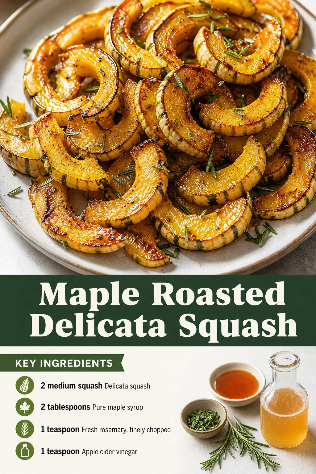 Portrait maple roasted delicata squash side graphic