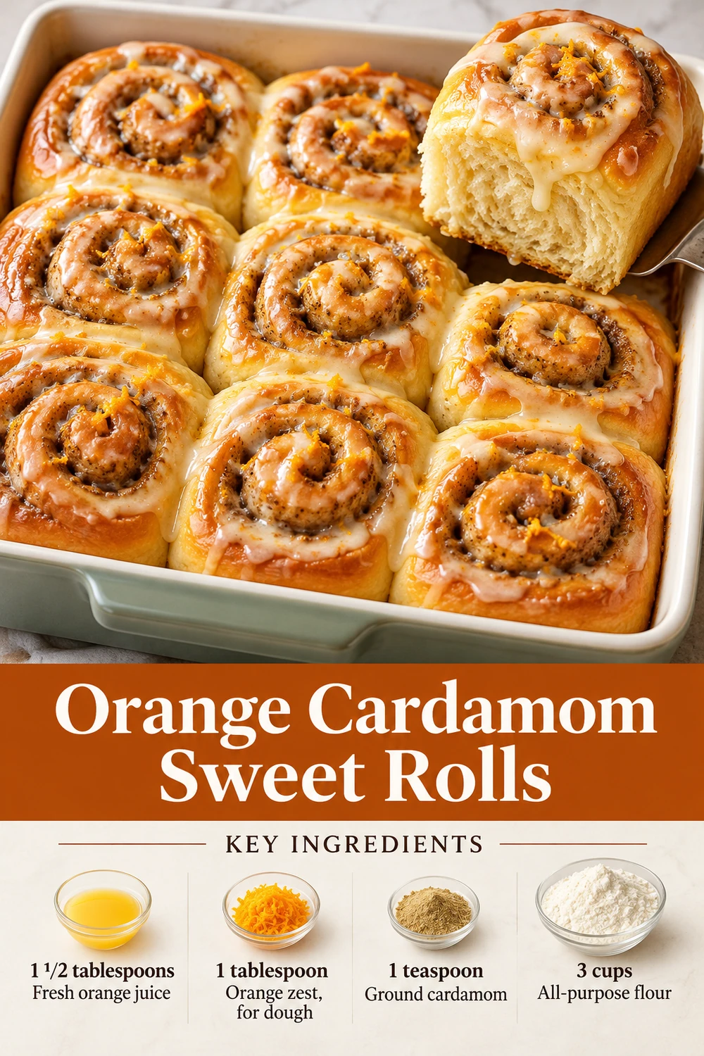 Portrait orange cardamom sweet rolls graphic